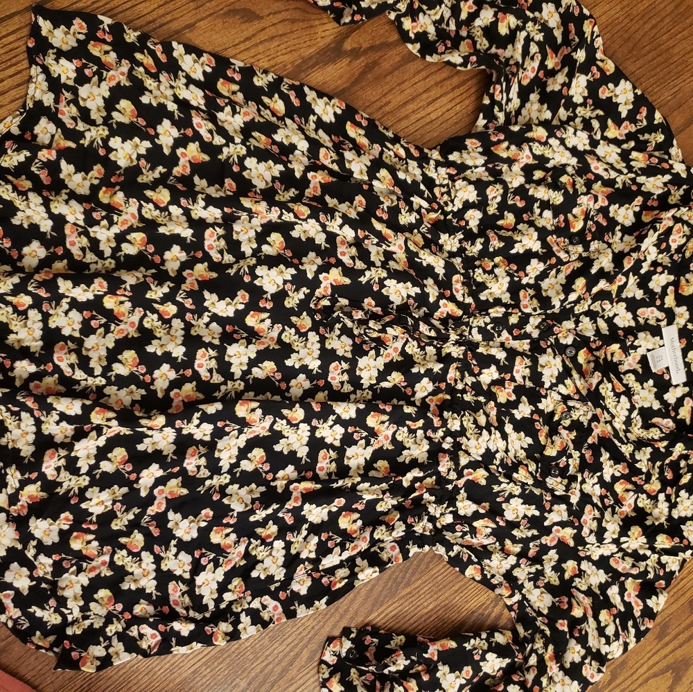Floral Maternity Blouse